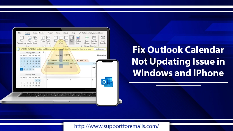 Fix Outlook Calendar Not Updating Issue in Windows and iPhone